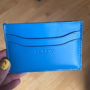 J. Crew card holder